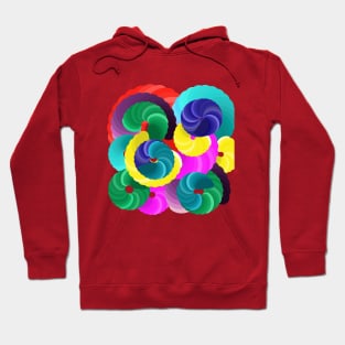 Crazy Colourful Art Hipster Abstract Hoodie